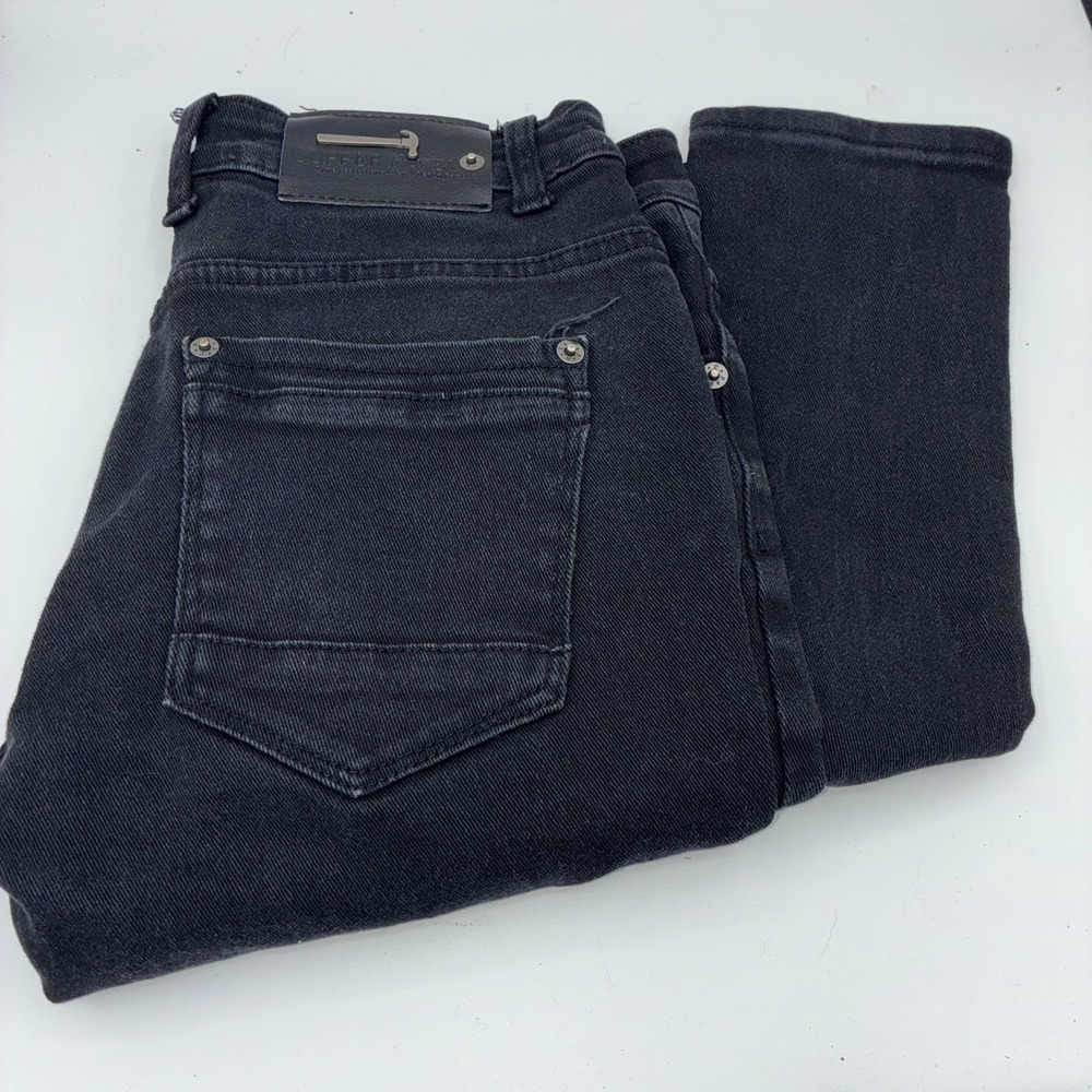 Copper Rivet Y2K Skinny Jeans Mens 30/32 Black Distressed Ripped